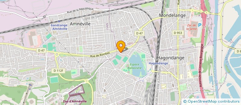 localisation de l'entreprise MONSIEUR THEO BAUER  HAGONDANGE