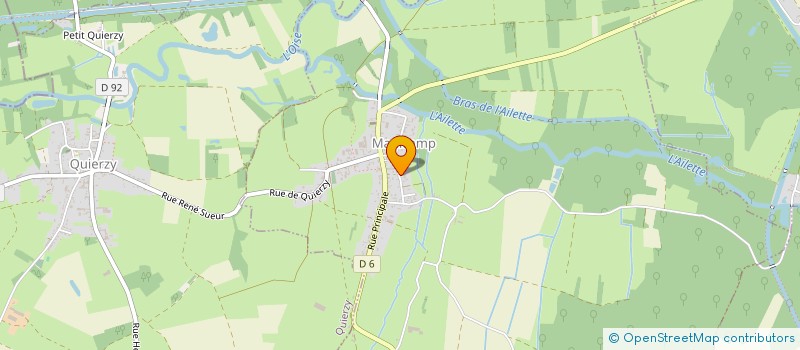 localisation de l'entreprise MONSIEUR THEO BEAUDOIN  MANICAMP