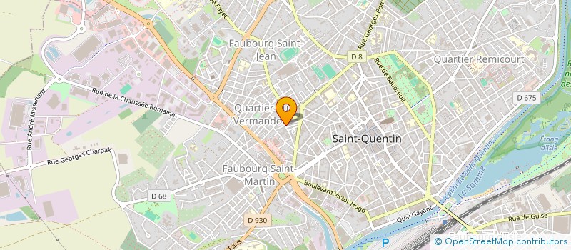 localisation de l'entreprise MONSIEUR THEO BEAUPREZ à SAINT-QUENTIN