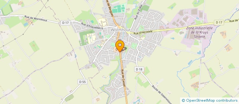 localisation de l'entreprise MONSIEUR THEO BEAURIN  WORMHOUT