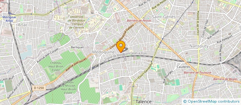 localisation de l'entreprise MONSIEUR THEO BEGUE  TALENCE