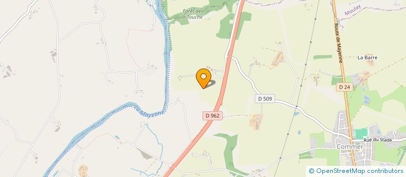 localisation de l'entreprise MONSIEUR THEO BELLAYER-POUTEAU  MAYENNE