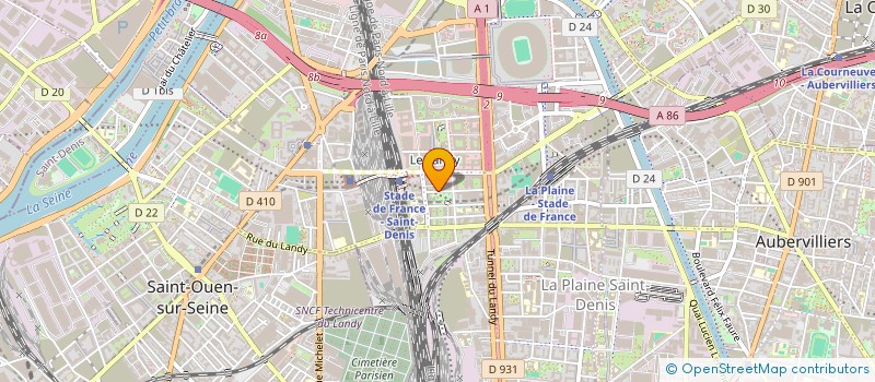 localisation de l'entreprise MONSIEUR THEO BEN YOUNESS  SAINT-DENIS