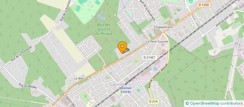 localisation de l'entreprise MONSIEUR THEO BENAMARA  PESSAC