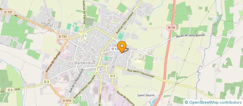 localisation de l'entreprise MONSIEUR THEO BENOIT  BARBEZIEUX-SAINT-HILAIRE