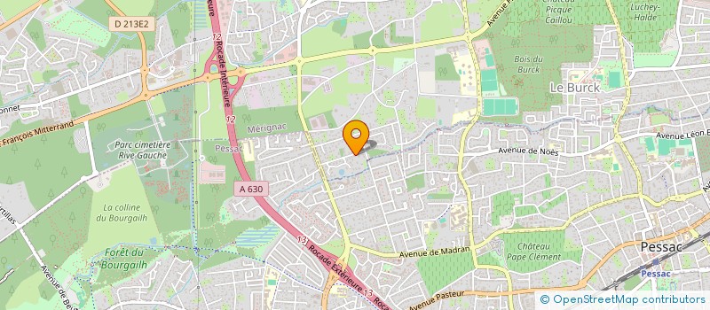 localisation de l'entreprise MONSIEUR THEO BEREZIAT  MERIGNAC