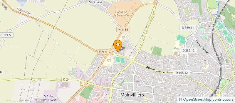 localisation de l'entreprise MONSIEUR THEO BERNADY à MAINVILLIERS
