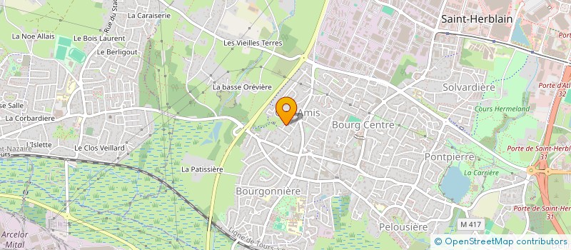 localisation de l'entreprise MONSIEUR THEO BERNARD  SAINT-HERBLAIN