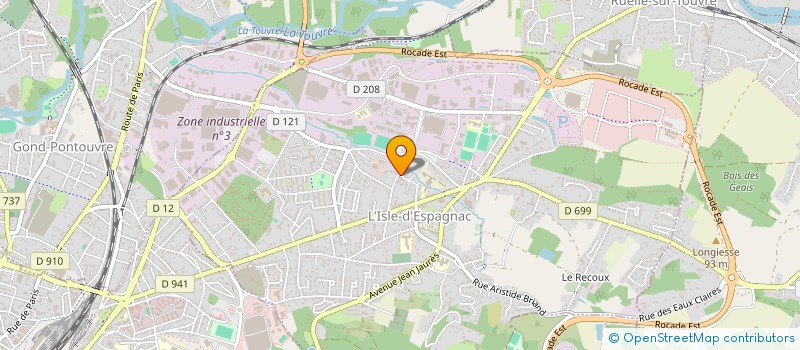 localisation de l'entreprise MONSIEUR THEO BERNARD  L'ISLE-D'ESPAGNAC