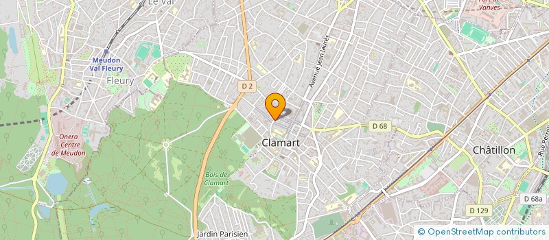 localisation de l'entreprise MONSIEUR THEO BERTRON  CLAMART