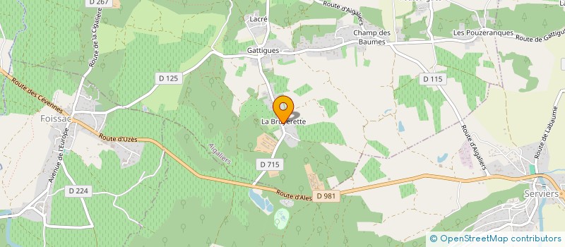 localisation de l'entreprise MONSIEUR THEO BESSON  AIGALIERS