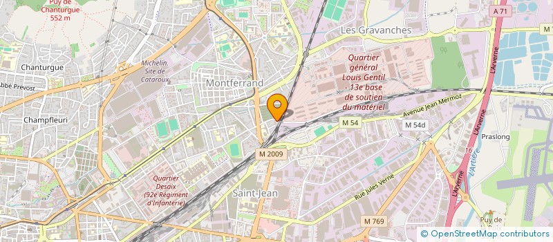 localisation de l'entreprise MONSIEUR THEO BLANCHARD  CLERMONT-FERRAND