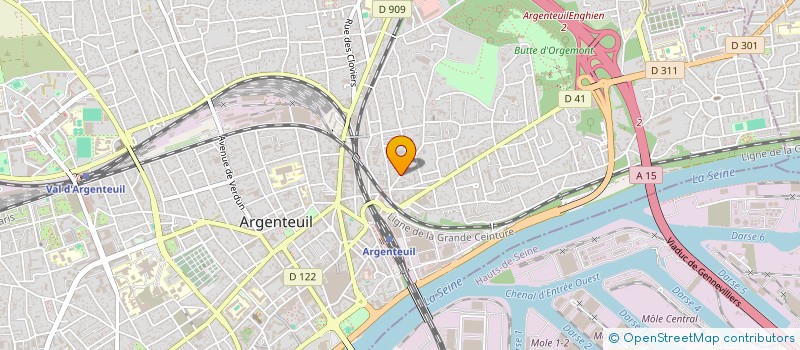 localisation de l'entreprise MONSIEUR THEO BLANCHARD  ARGENTEUIL