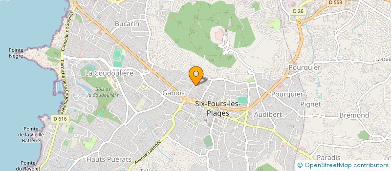 localisation de l'entreprise MONSIEUR THEO BLANDIN à SIX-FOURS-LES-PLAGES