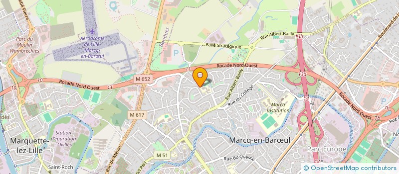 localisation de l'entreprise MONSIEUR THEO BLANQUART à MARCQ-EN-BARŒUL