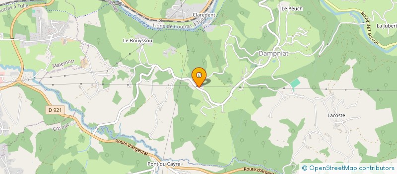 localisation de l'entreprise MONSIEUR THEO BONNEL  DAMPNIAT