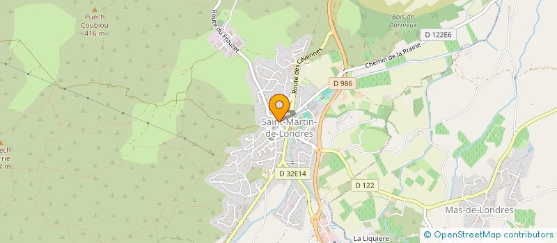 localisation de l'entreprise MONSIEUR THEO BOUDOURESQUES  SAINT-MARTIN-DE-LONDRES