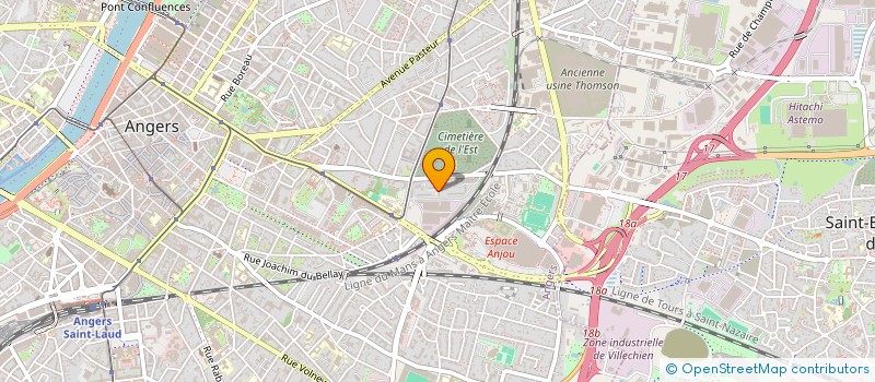 localisation de l'entreprise MONSIEUR THEO BOUELEAU à ANGERS