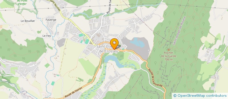 localisation de l'entreprise MONSIEUR THEO BOURDASSOL  SAINT-ETIENNE-DE-CROSSEY