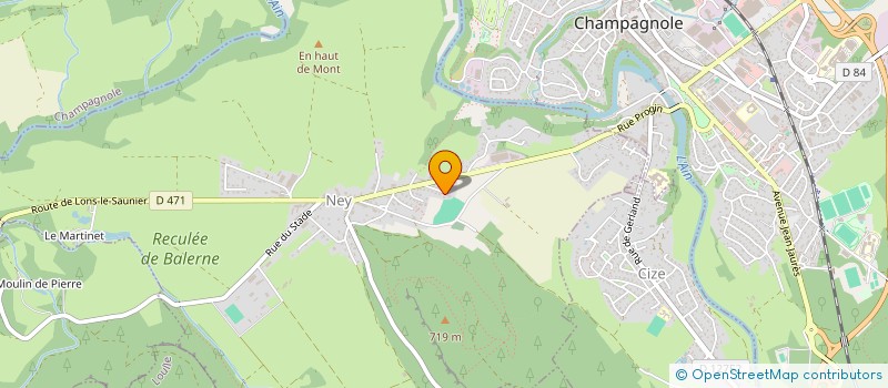 localisation de l'entreprise MONSIEUR THEO BOURGEOIS  NEY