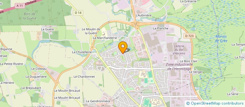 localisation de l'entreprise MONSIEUR THEO BOURNIGAULT CHEDOR  ANCENIS-SAINT-GEREON