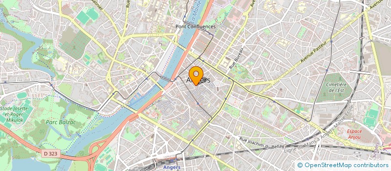 localisation de l'entreprise MONSIEUR THEO BOUSQUET à ANGERS