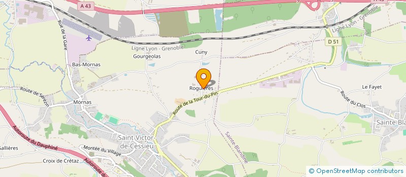 localisation de l'entreprise MONSIEUR THEO BOUVIER  SAINT-VICTOR-DE-CESSIEU