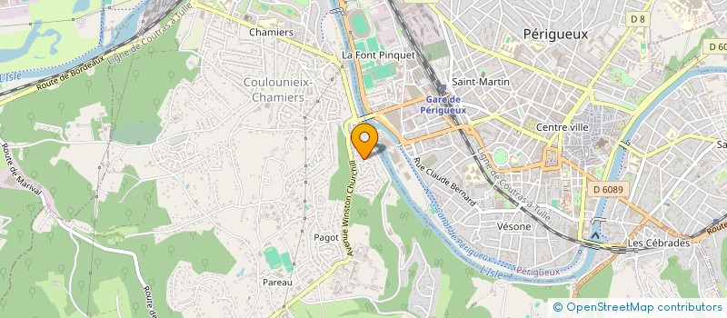 localisation de l'entreprise MONSIEUR THEO BRACIKOWSKI  COULOUNIEIX-CHAMIERS