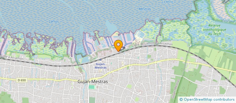 localisation de l'entreprise MONSIEUR THEO BRAGAGNINI  GUJAN-MESTRAS