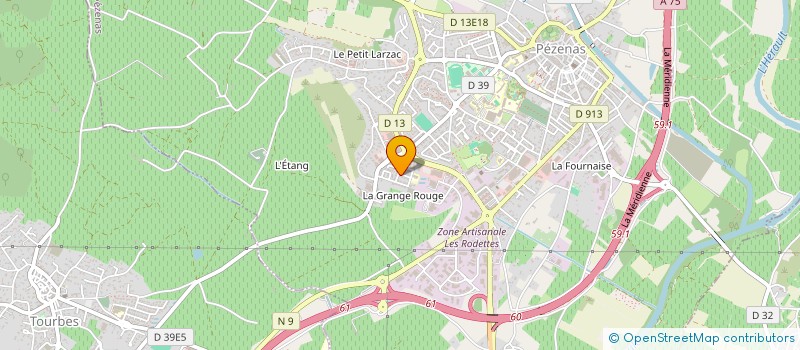 localisation de l'entreprise MONSIEUR THEO BRESSY à PEZENAS