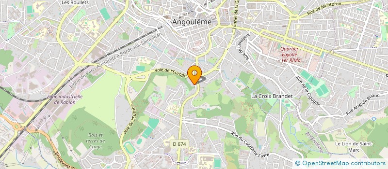 localisation de l'entreprise MONSIEUR THEO BRET à ANGOULEME