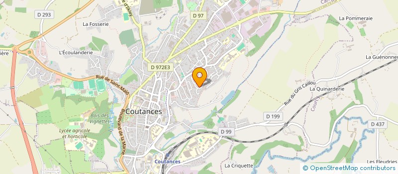 localisation de l'entreprise MONSIEUR THEO BRETEL  COUTANCES