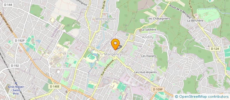 localisation de l'entreprise MONSIEUR THEO BRUEY  MARGENCY