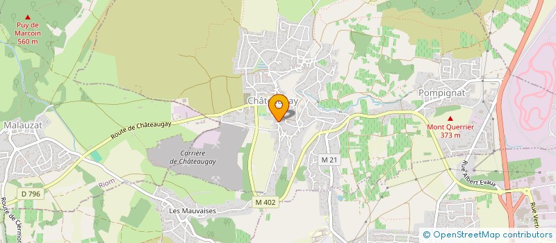 localisation de l'entreprise MONSIEUR THEO BRUGIERE  CHATEAUGAY