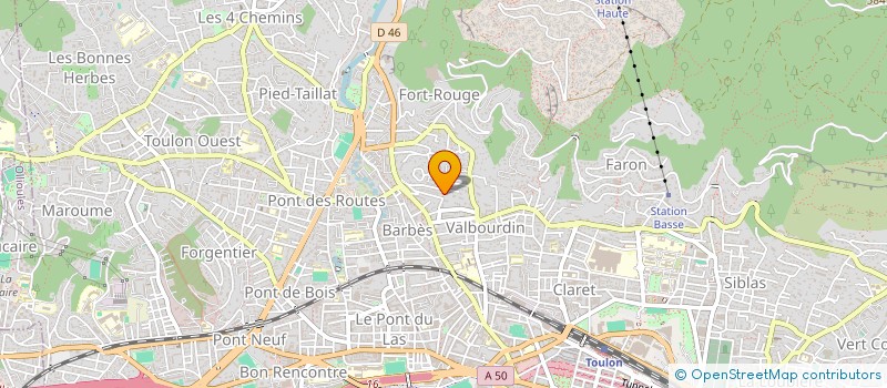 localisation de l'entreprise MONSIEUR THEO BRUNEL  TOULON