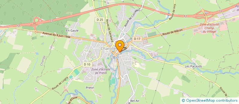 localisation de l'entreprise MONSIEUR THEO BULTEAU  CHAROLLES