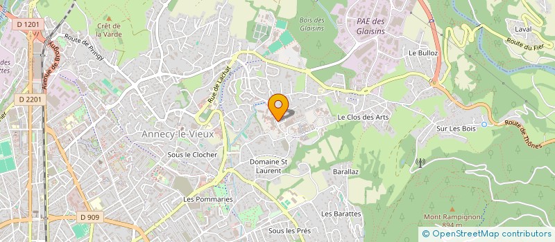 localisation de l'entreprise MONSIEUR THEO BURAGLIO à ANNECY