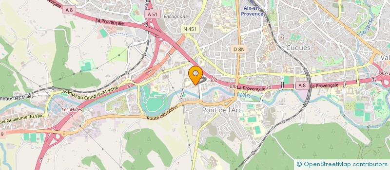 localisation de l'entreprise MONSIEUR THEO CACCIAGUERRA à AIX-EN-PROVENCE