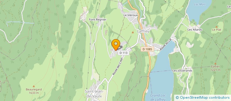 localisation de l'entreprise MONSIEUR THEO CACHET  SAINT-JEAN-DE-VAULX