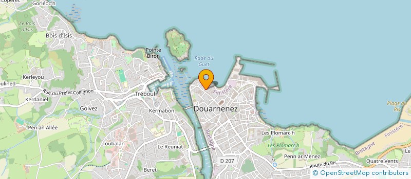 localisation de l'entreprise MONSIEUR THEO CALMEJANE à DOUARNENEZ