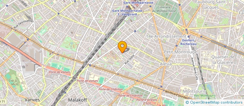 localisation de l'entreprise MONSIEUR THEO CALMUSCKI  PARIS