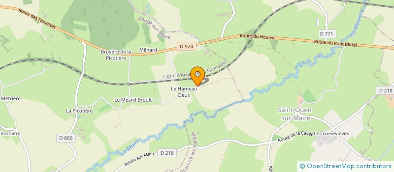 localisation de l'entreprise MONSIEUR THEO CALVEZ à LOUGE-SUR-MAIRE