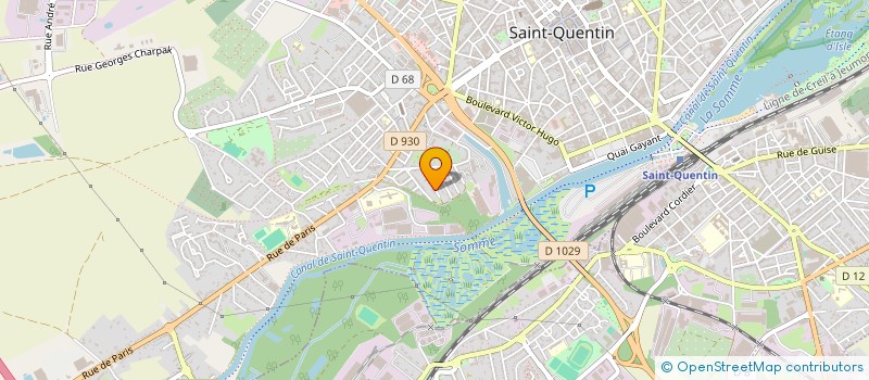 localisation de l'entreprise MONSIEUR THEO CARLIER à SAINT-QUENTIN