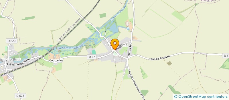 localisation de l'entreprise MONSIEUR THEO CARPENTIER  FONSOMME