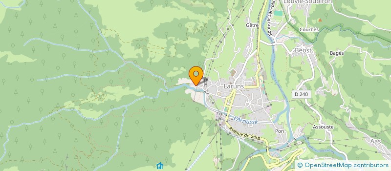 localisation de l'entreprise MONSIEUR THEO CASENAVE  LARUNS