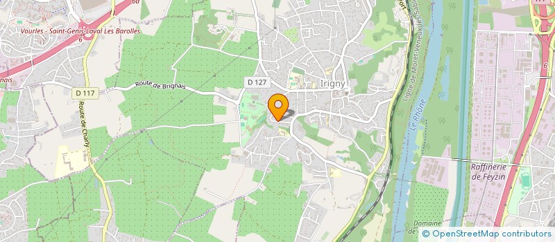 localisation de l'entreprise MONSIEUR THEO CASINI  IRIGNY