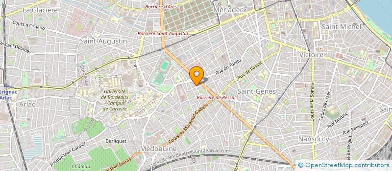 localisation de l'entreprise MONSIEUR THEO CASTILLO  BORDEAUX