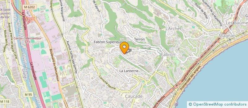 localisation de l'entreprise MONSIEUR THEO CATAPANO à NICE