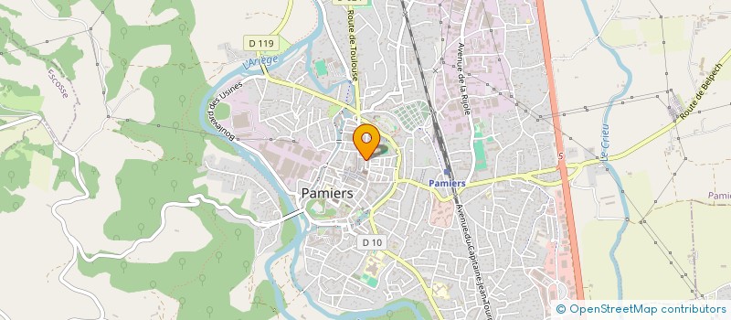 localisation de l'entreprise MONSIEUR THEO CAVERZAN  PAMIERS