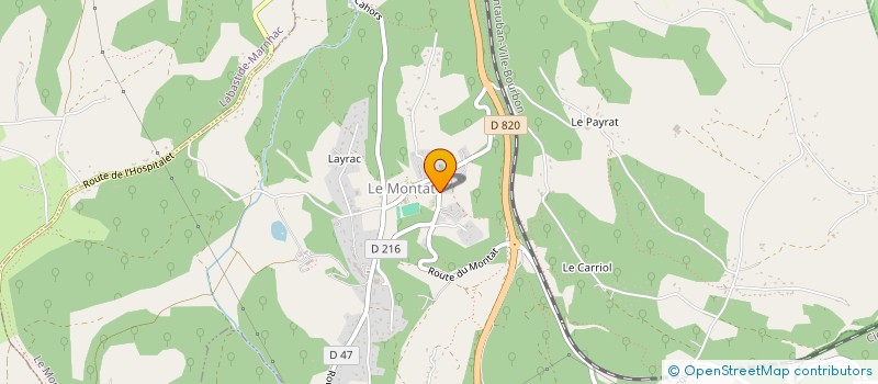 localisation de l'entreprise MONSIEUR THEO CECCOMARINI  LE MONTAT